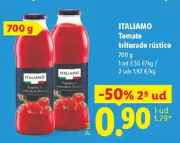 Lidl ITALIAMO Tomate triturado rústico oferta