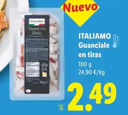 Lidl ITALIAMO Guanciale en tiras oferta