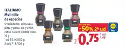 Lidl ITALIAMO Molinillo de especias oferta