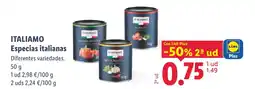 Lidl ITALIAMO Especias italianas oferta