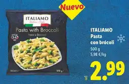 Lidl ITALIAMO Pasta con brócoli oferta