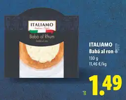 Lidl ITALIAMO Babá al ron oferta