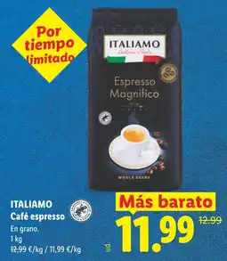 Lidl ITALIAMO Café espresso oferta