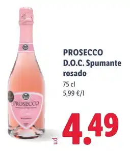 Lidl PROSECCO D.O.C. Spumante rosado oferta