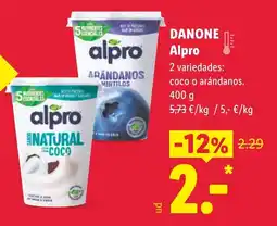 Lidl DANONE Alpro oferta