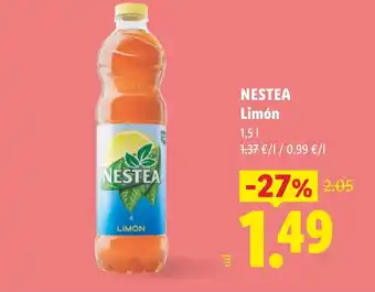 Lidl NESTEA Limón oferta