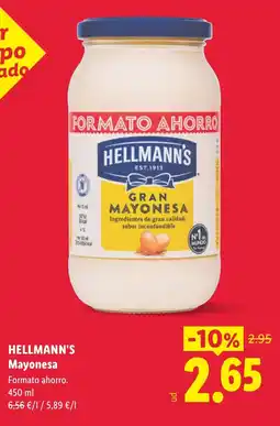 Lidl HELLMANN'S Mayonesa oferta