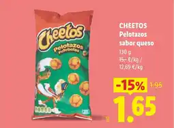 Lidl CHEETOS Pelotazos sabor queso oferta