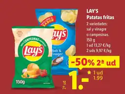 Lidl LAY'S Patatas fritas oferta