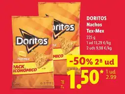 Lidl DORITOS Nachos Tex-Mex oferta