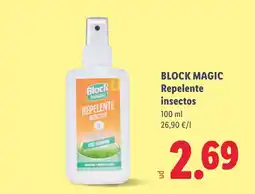 Lidl BLOCK MAGIC Repelente insectos oferta