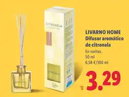 Lidl LIVARNO HOME Difusor aromático de citronela oferta