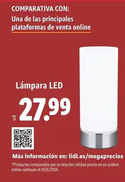 Lidl Lámpara LED oferta