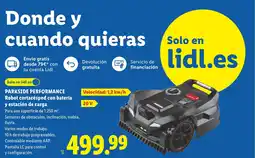 Lidl PARKSIDE PERFORMANCE Robot cortacésped con batería y estación de carga oferta