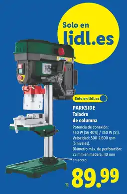Lidl PARKSIDE Taladro de columna oferta