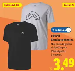 Lidl CRIVIT Camiseta técnica oferta