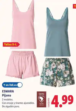 Lidl ESMARA Pijama oferta