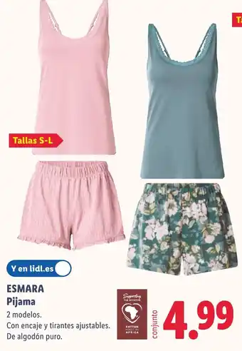Lidl ESMARA Pijama oferta