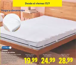 Lidl LIVARNO Protector de colchón oferta