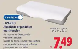 Lidl LIVARNO Almohada ergonómica multifunción oferta