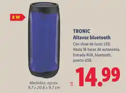 Lidl TRONIC Altavoz bluetooth oferta