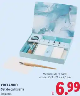 Lidl CRELANDO Set de caligrafía oferta