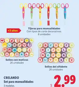 Lidl CRELANDO Set para manualidades oferta