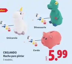 Lidl CRELANDO Hucha para pintar oferta