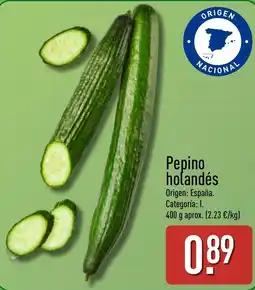 ALDI Pepino holandés oferta