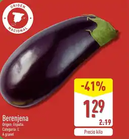 ALDI Berenjena oferta