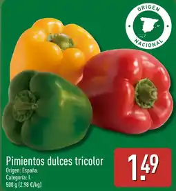 ALDI Pimientos dulces tricolor oferta