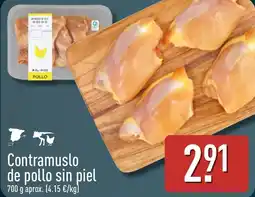 ALDI Contramuslo de pollo sin piel oferta