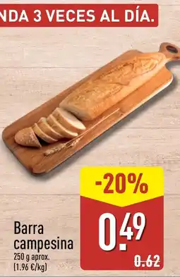 ALDI Barra campesina oferta
