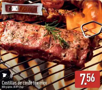ALDI Costillas de cerdo tex-mex oferta