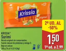 ALDI KRISSIA Surimi oferta