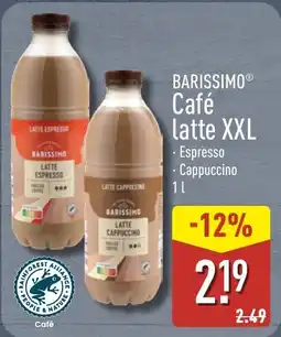 ALDI BARISSIMO Café latte XXL oferta