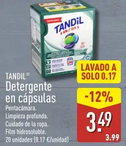 ALDI TANDIL Detergente en cápsulas oferta