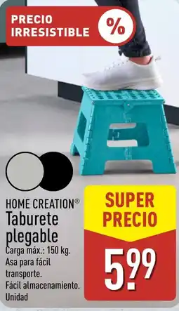 ALDI HOME CREATION Taburete plegable oferta