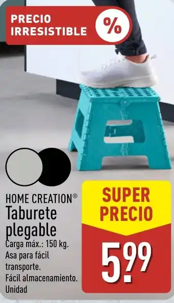 HOME CREATION Taburete plegable