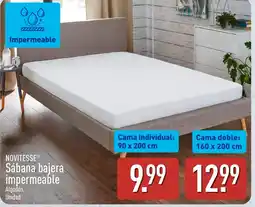 ALDI NOVITESSE Sábana bajera impermeable oferta
