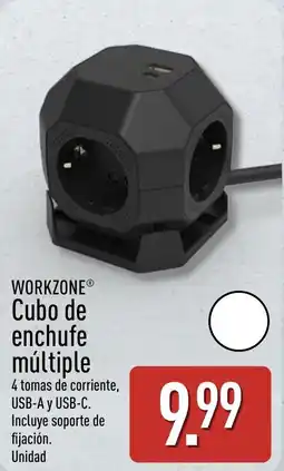 ALDI WORKZONE Cubo de enchufe múltiple oferta