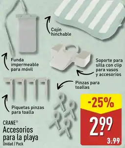 ALDI CRANE Accesorios para la playa oferta