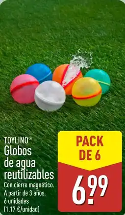 ALDI TOYLINO Globos de agua reutilizables oferta
