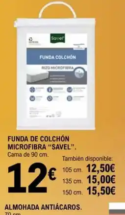 E.Leclerc Funda de colchón microfibra savel oferta