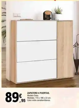E.Leclerc Zapatero 4 puertas oferta