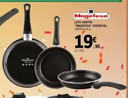 E.Leclerc MAGEFESA Lote sartén oferta