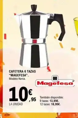 E.Leclerc MAGEFESA Cafetera 6 tazas oferta