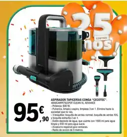 E.Leclerc CECOTEC Aspirador tapicerías conga oferta
