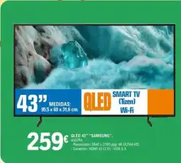 E.Leclerc SAMSUNG Qled 43" oferta