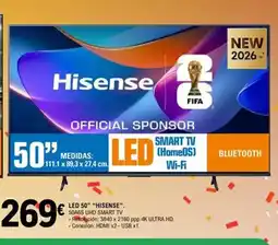 E.Leclerc HISENSE Led 50" oferta